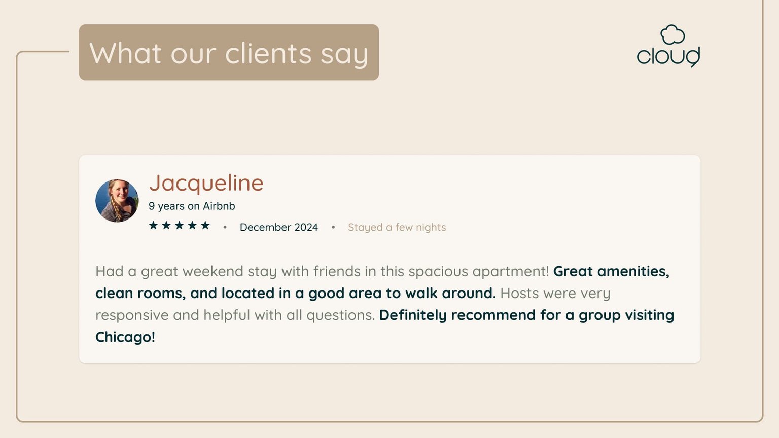 Chicago Vacation Rental