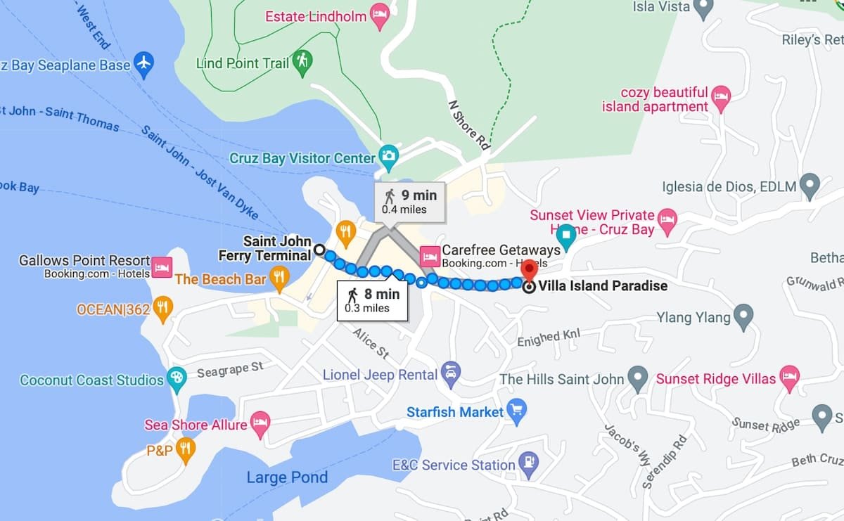 Cruz Bay Vacation Rental