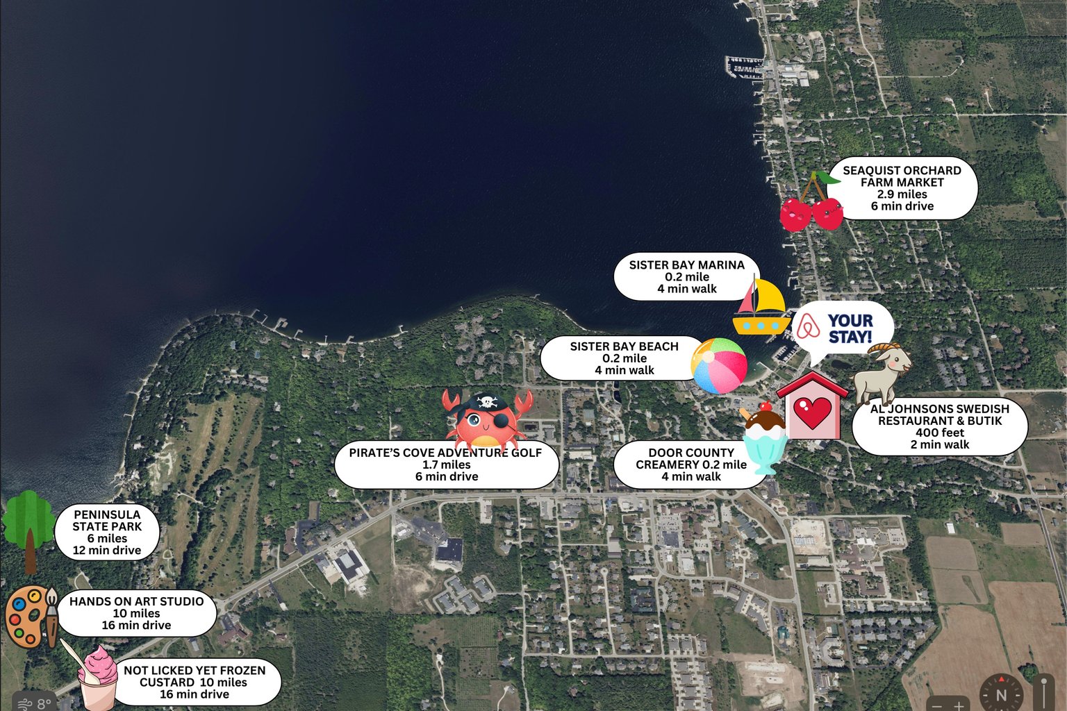 Sister Bay Vacation Rental