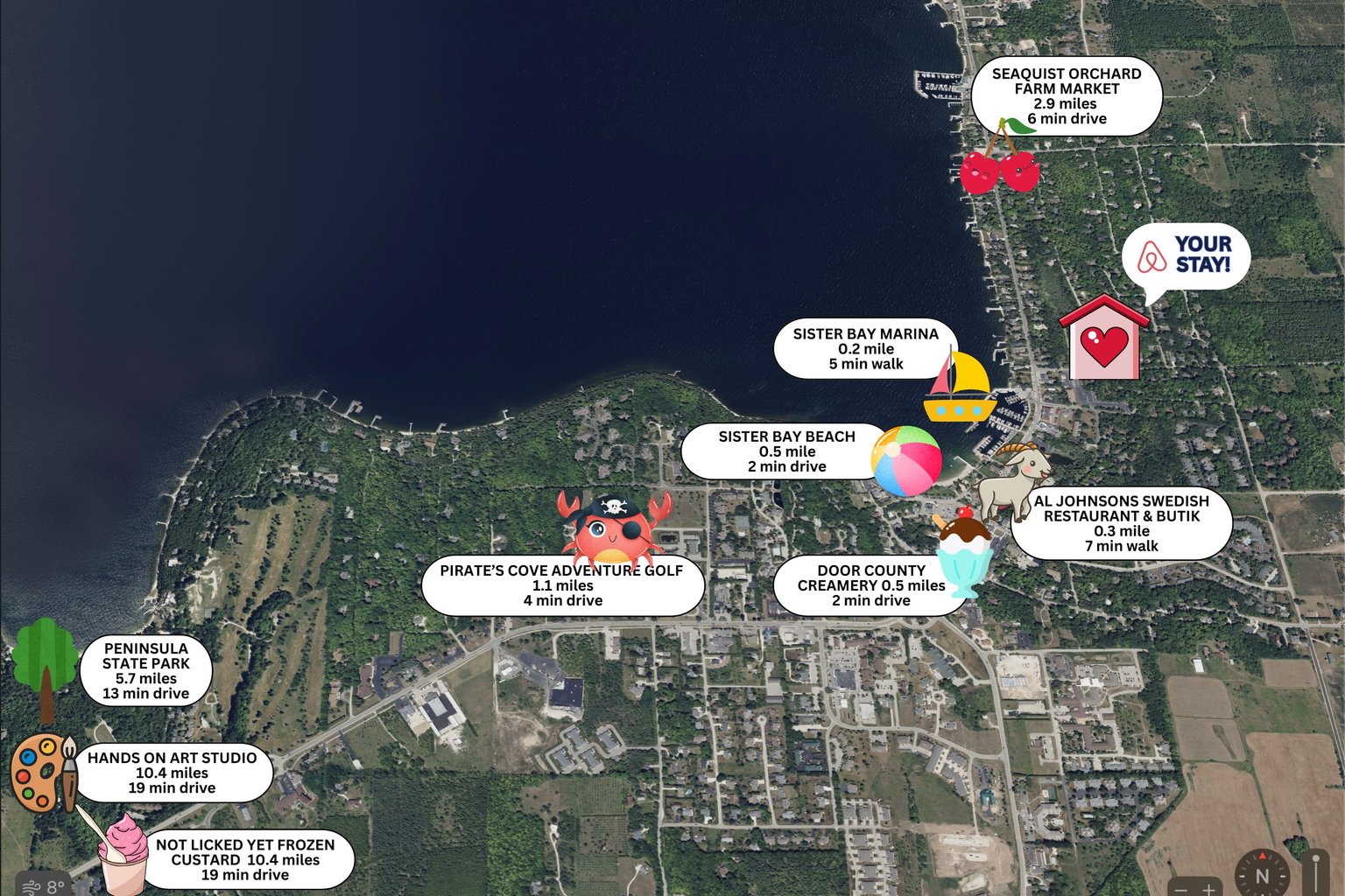 Sister Bay Vacation Rental