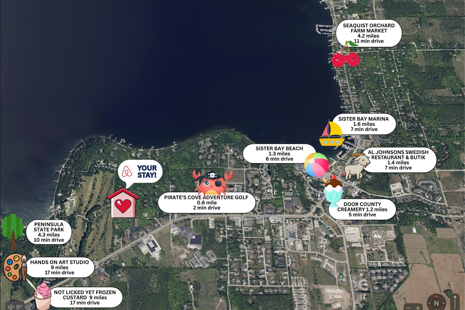 Sister Bay Vacation Rental