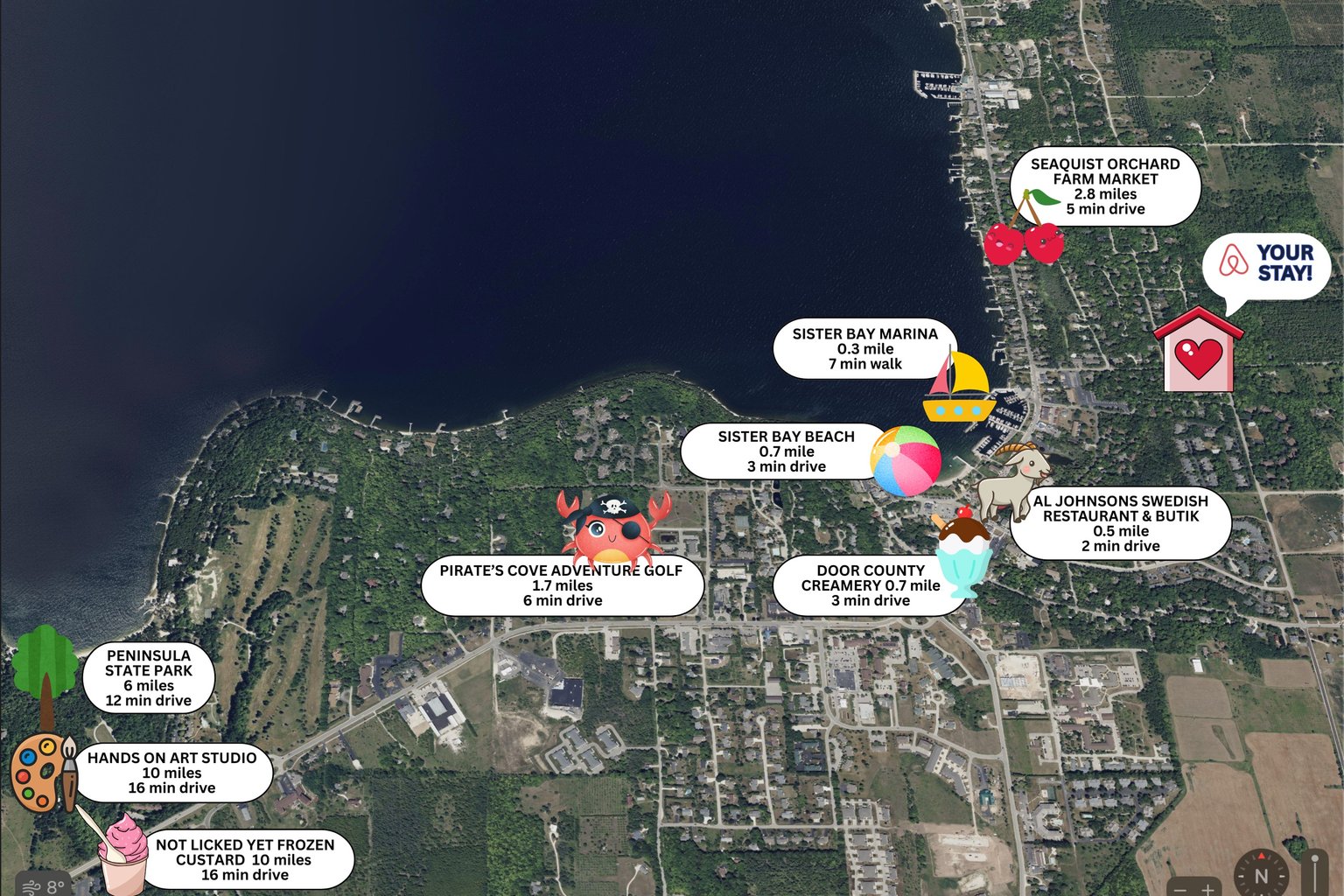 Sister Bay Vacation Rental